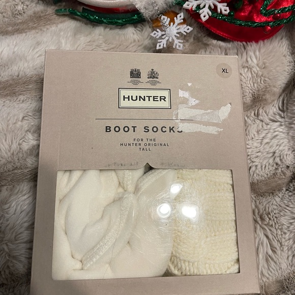 Hunter Boot Socks - Cream - Picture 1 of 3